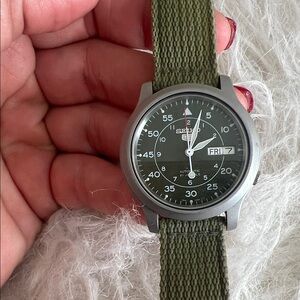 Seiko Olive Green Field Watch